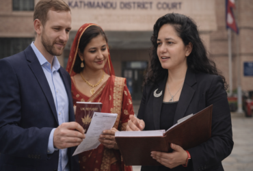 Top court marriage lawyer in Nepal 2026 Advocate Alpana Bhandari guiding clients